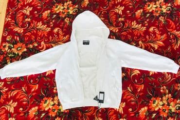 чемоданы бишкек дордой цены: #Толстовка XXL из хлопкового футера с капюшоном на молнии Лунди — 1