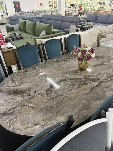 Зал үчүн үстөл, Бүктөө эмес, Oval