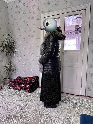 женские зимние куртки: Пуховик, Короткая модель, С мехом, XL, 2XL, L — 4