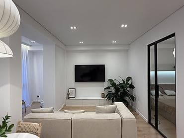 osh flat: 2 комнаты, 55 м², Асанбай мкр Элитка, 3 этаж, Евроремонт — 1