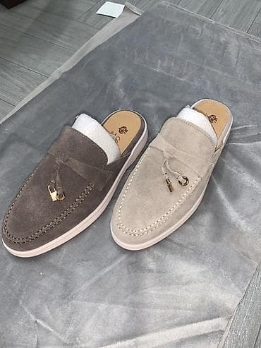 Лоферы, 35, 36, 37, Loro Piana, Новый, цвет - Бежевый, Самовывоз, Платная доставка — 1