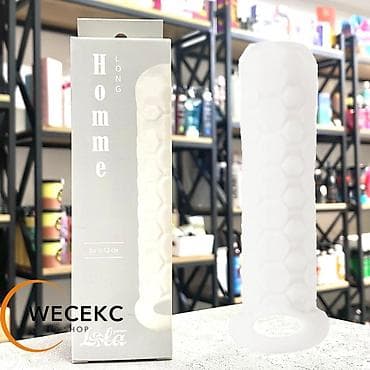 Насадка Homme Long White 9–12 Lola Games — это удлиняющая интимная