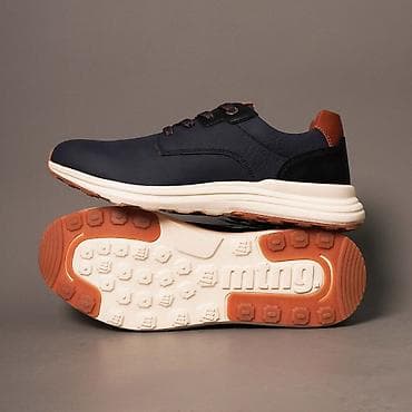 Ботинки: Мужские повседневные кроссовки MUSTANG - Верх: плотная кожа — 1