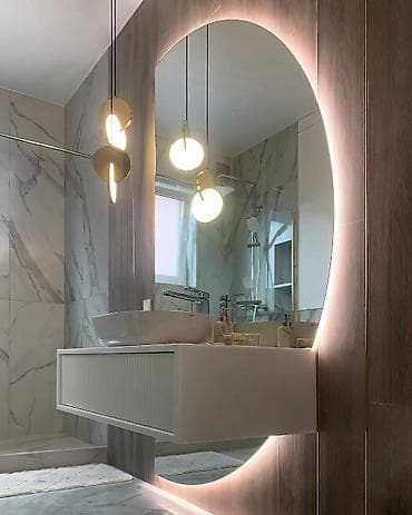 Шейшеп, жууркандар: Современные зеркала с подсветкой на заказ по вашим индивидуальным — 9