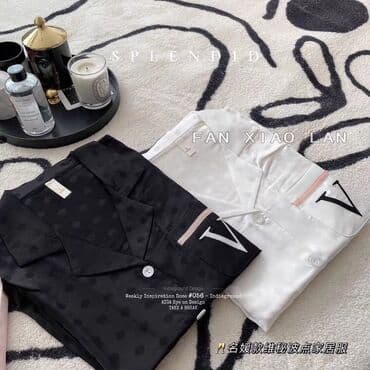 белая ночная сорочка: Широкий ассортимент Женских/Мужских пижам Мужских/Женских халатов — 4