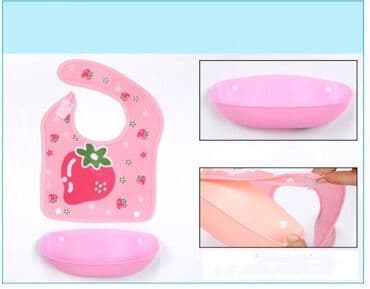 непромокаемые пеленки для детей: Нагрудник детский для кормления с силиконовым водонепроницаемым — 4