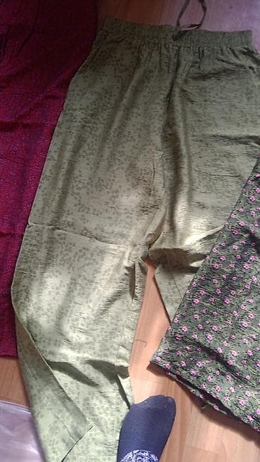 Женские свободные домашние/повседневные брюки - Фасон: прямые — 3