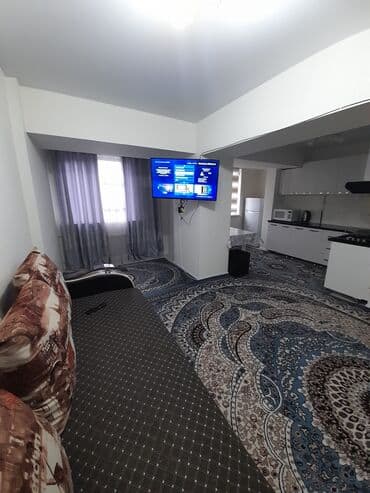 отдых на ысык ата: 1 комната, Душевая кабина, Постельное белье, Кондиционер — 3