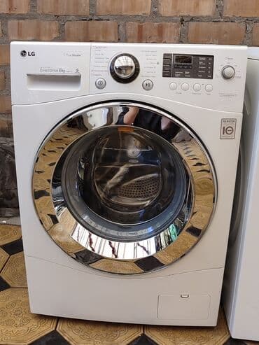 Стиральная машина LG, Б/у, Автомат, До 9 кг, Полноразмерная at lalafo.kg Стиральная машина LG, Б/у, Автомат, До 9 кг, Полноразмерная