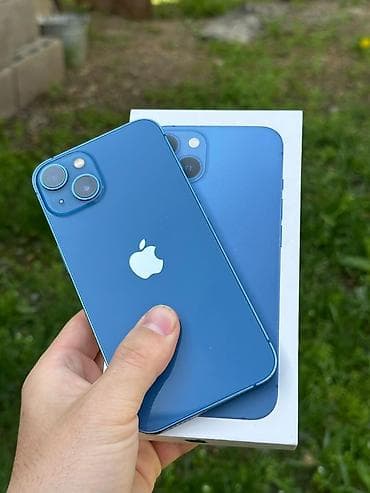 IPhone 13, Б/у, 128 ГБ, Синий, Коробка at lalafo.kg IPhone 13, Б/у, 128 ГБ, Синий, Коробка
