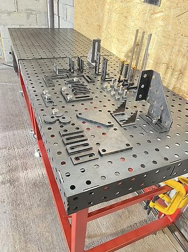 апарат газоблок: Оснастка к сварочному столу 3D, бочонки, углы, упоры, быстрозажимные — 2
