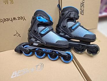 Раздвижные роликовые коньки фирмы TIAN-E, Качественные материалы at lalafo.kg Раздвижные роликовые коньки фирмы TIAN-E, Качественные материалы