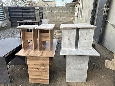 Тигүүчүлөр үчүн отургучтар: Ашкана үчүн отургуч, Жаңы, ЛДСП — 3