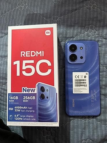 самсунг часы женские: Redmi, Redmi 15C, Новый, 256 ГБ, цвет - Синий — 1