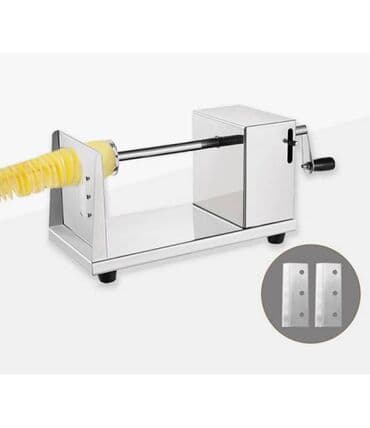 ножы для мясо: Чипсорезка Ручной спирализатор для картофеля, нержавеющая сталь — 1