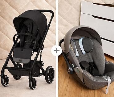 каляску: Коляска, Cybex, цвет - Черный, Б/у, Самовывоз, Платная доставка — 1