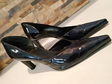 туфли италия новые: Туфлиитальянские лакированная кожа,синечерного цветав отличном — 1