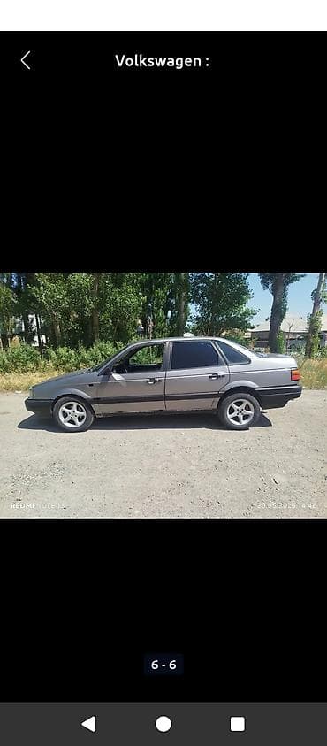 Volkswagen: Volkswagen Passat: 1991 г., 1.8 л, Механика, Бензин, Седан — 1