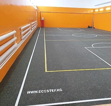 Покрытие для спортивных залов из резиновой крошки (наливное/модульное) — 1