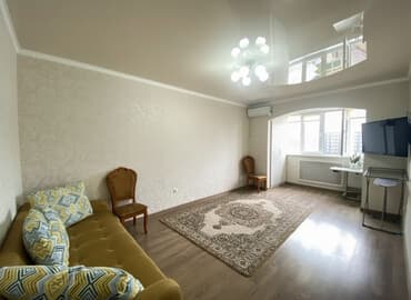 квартира кызыл аскер кудайберген: 2 бөлмө, 67 м², 106-серия жакшыртылган, 9 кабат — 1