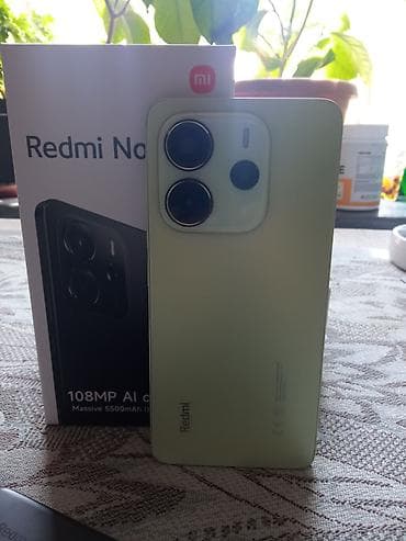 Техника жана электроника: Redmi, Redmi Note 14, Колдонулган, 256 ГБ, түсү - Жашыл, 2 SIM — 4