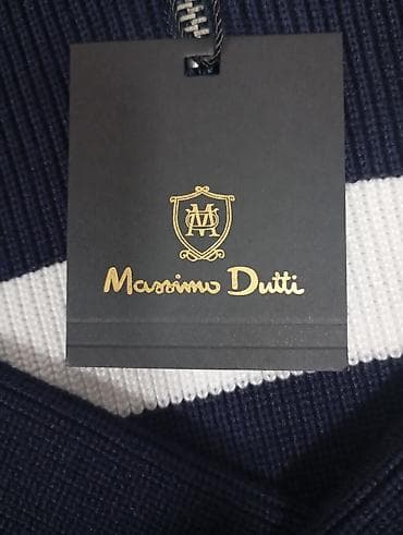 Свитера: Мужской свитер, M, Massimo Dutti, Новый, цвет - Синий — 3