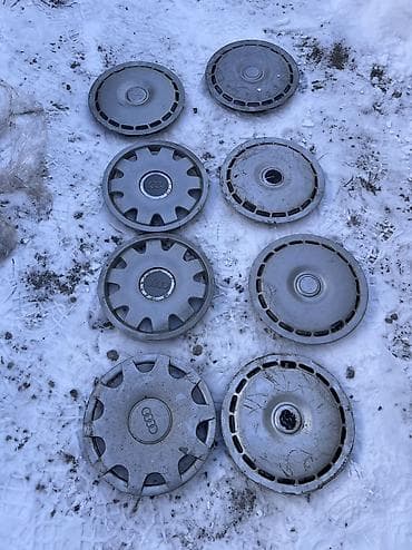 r16 audi: Диски R 15 Audi, отверстий - 5, Б/у — 5