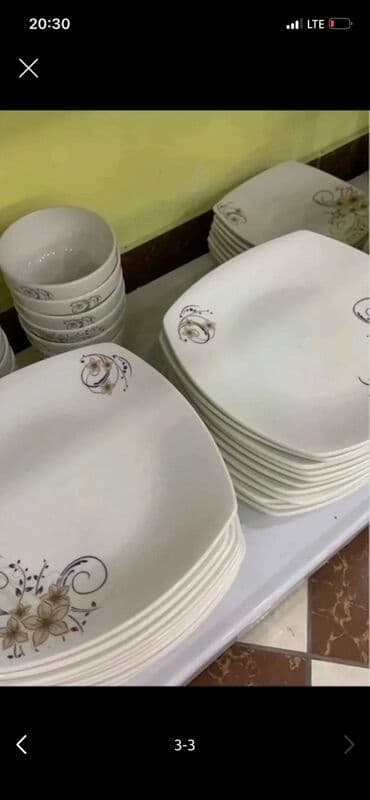 кухонный оборудование: 112 предмет всего лишь 8000 сом В комплекте имеется 4 пловница 12 — 2