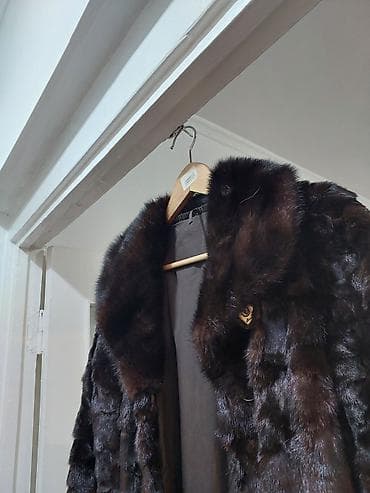 m s: Шуба, Норка, По колено, L — 3