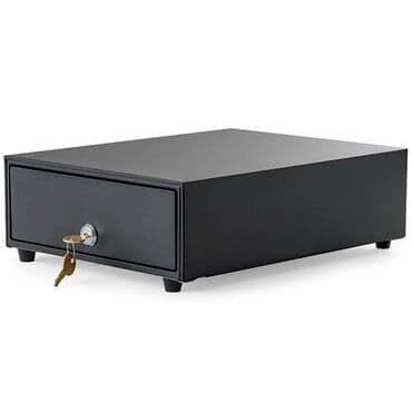 кассовое оборудование для магазина: Ящик денежный атол sb-245-b черный, 245х320х90, механический — 2