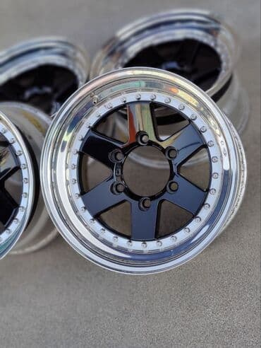 racing: Литые Диски R 15 Weds, Комплект, отверстий - 6, Б/у — 2