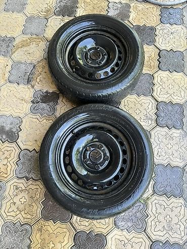 диски 5х112: Колеса в сборе 205 / 60 / R 15, Зима, Пара, Железные, отверстий - 5 — 1