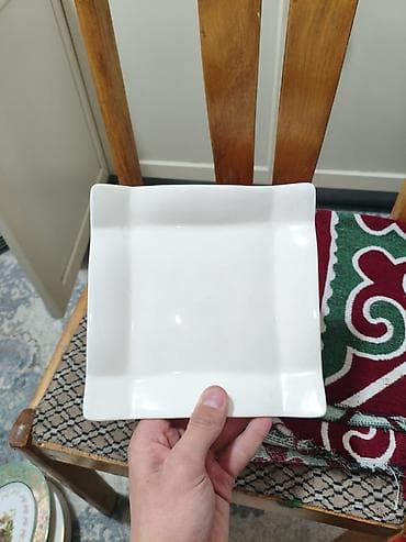 олень: Набор посуды (фарфор/керамика) - 6 круглых обеденных тарелок с — 3