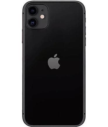 IPhone 11, Б/у, 128 ГБ, Черный, Чехол, 80 %