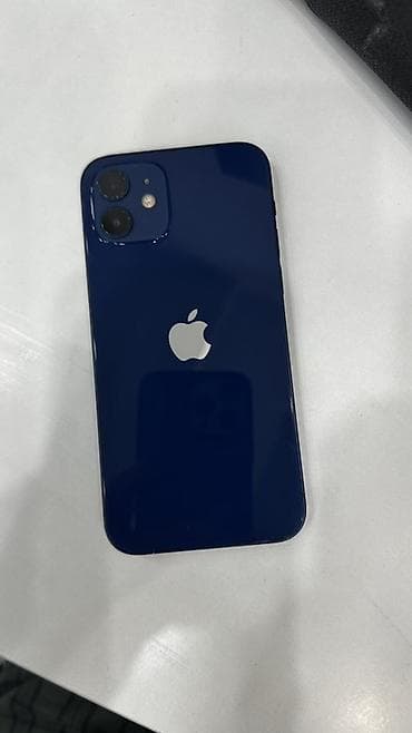 s10 note: IPhone 12, Б/у, 128 ГБ, Синий, Коробка, 73 % — 2