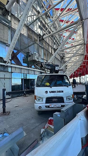 Услуги автовышки 30 м. - Грузовой подъёмник на базе грузовика