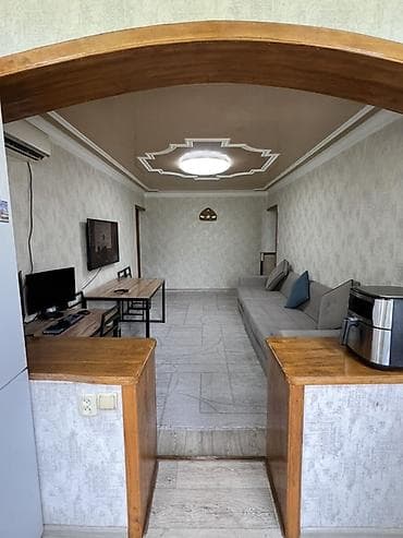 Батирлер: 3 бөлмө, 58 м², 6-мкр 104-серия, 4 кабат, Евро оңдоо — 2