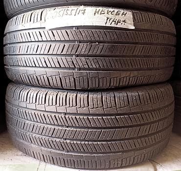 Шины 225 / 55 / R 17, Лето, Б/у, Пара, Легковые, Корея, Nexen