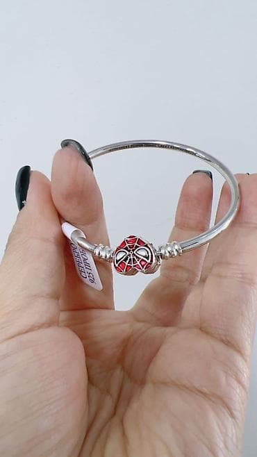 зипки человек паук: Браслет, Проба 925, Женские, Новый — 1