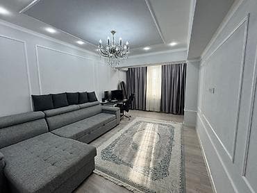 flat osh: 2 комнаты, 69 м², Кок-Жар мкр Элитка, 5 этаж, Евроремонт — 1