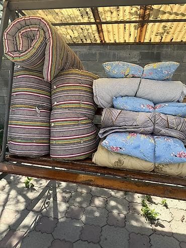 Раскладной матрас, Новый, Односпальный, Хлопок, Самовывоз, Платная доставка, длина - 200 см