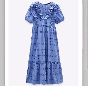 gucci flora: Повседневное платье, Лето, Хлопок, S — 3