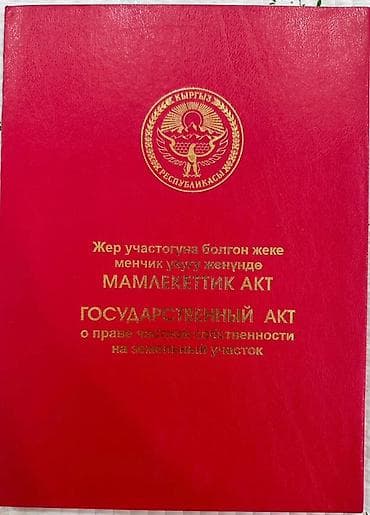 Кыймылсыз мүлк: 20 соток, Айыл чарба үчүн, Кызыл китеп — 2
