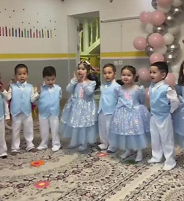 детские костюмы ласточки: Комплект, цвет - Голубой — 1