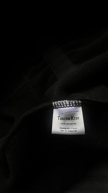 Платья: Детский софтшелл-комбинезон от Тукан, черный - Материал: софтшелл — 5