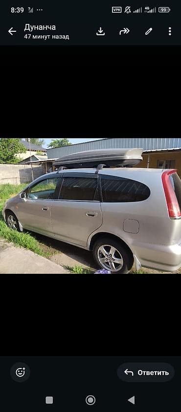 хонда степвагон 1: Honda Stream: 2001 г., Автомат, Вэн/Минивэн — 1