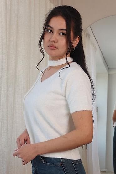 белая футболка: Кофта, Стандарт — 5