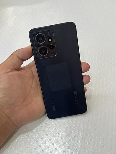 Redmi, Redmi Note 12, Б/у, 128 ГБ, цвет - Черный, 2 SIM