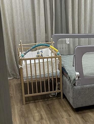 used bed: Продается детская кровать икеа сниглар из натурального дерева с — 1
