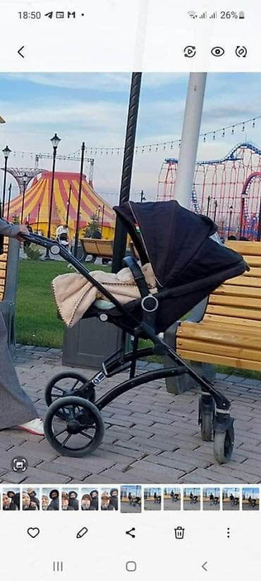 детские коляски тако: Детский комплект: прогулочная коляска и ходунки - Прогулочная — 6
